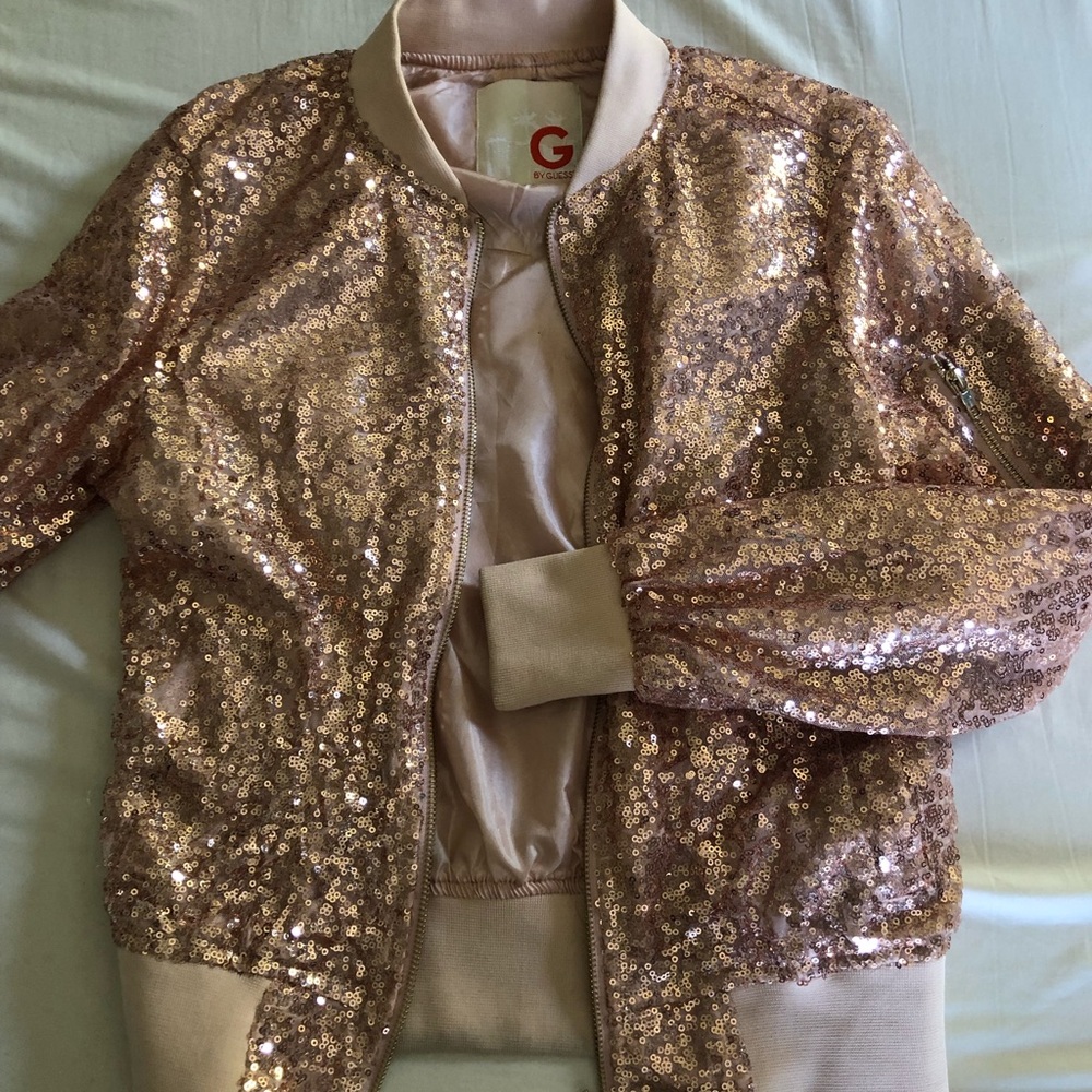 Rosegold Sequin Jacket